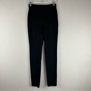 Babaton Black Japanese Crepe Zip Ankle Casual Minimalistic Pants Size 6